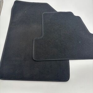 Unbranded Car Floor Mats Set of 2 Universal‎ Black Excellent Carpet Non-Slip